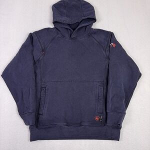 Ariat Mens FR Small Navy Flame Resistant CAT 2 2112 Pullover Workwear Hoodie